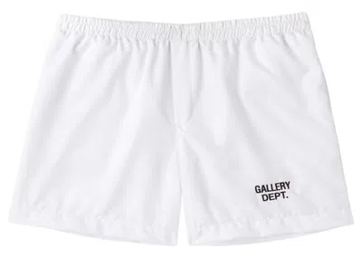 Pre-owned Gallery Dept. Men's  Zuma Nylon Shorts In White