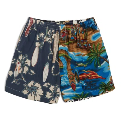 Pre-owned Gallery Dept. Men's  Zuma Vacation Shorts In Navy Blue