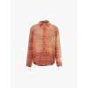 Gallery Dept. Check Marley Shirt In Red/black