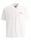 GALLERY DEPT. MEN'S WHITE 'CHATEAU JOSUE' POLO SHIRT FOR SS24