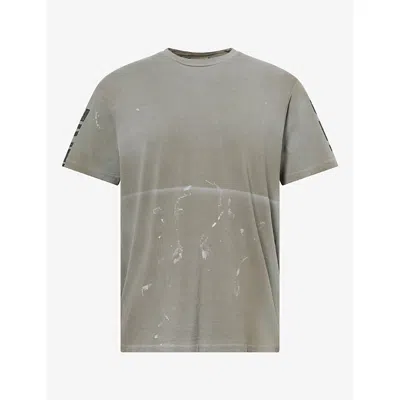 Gallery Dept. Mens French Collector Printed Cotton T-shirt Pablo In Gray