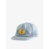 Gallery Dept. Mens G Logo Patch Denim Baseball Cap In Blue