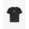 Gallery Dept. Mens Black Active Fitness Tech-jersey T-shirt In Black
