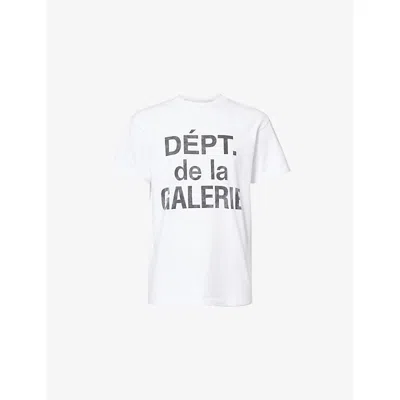 Gallery Dept. Mens Gallery Dept Graphic-print Short-sleeve Cotton T-shirt In White
