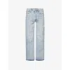 Gallery Dept. Mens Indigo Melrose Wide-leg Denim Jeans In Purple