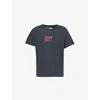 Gallery Dept. Mens Gym Logo Short-sleeves Relaxed-fit Cotton-jersey T-shirt Vintage Black