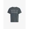 Gallery Dept. Horrors Glittered Printed Cotton-jersey T-shirt In Gray