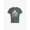 Gallery Dept. Mens Supply Graphic-print Cotton T-shirt Vintage Black Xl In Green