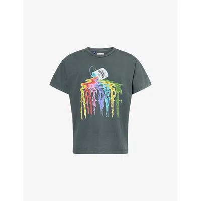 Gallery Dept. Mens Supply Graphic-print Cotton T-shirt Vintage Black Xl