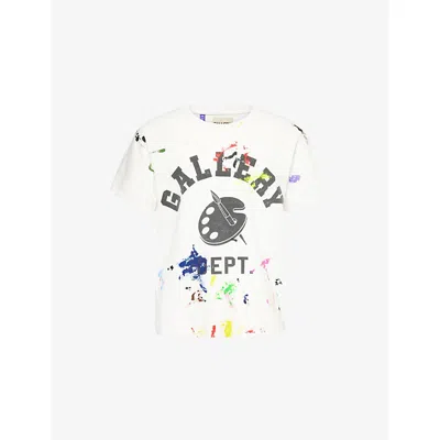 Gallery Dept. Mens Art Department Graphic-print Cotton T-shirt White