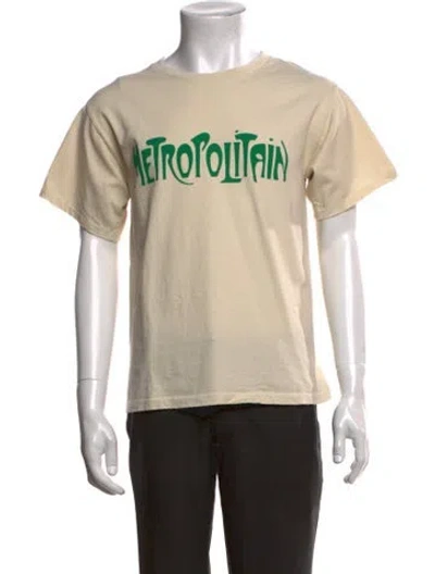 Pre-owned Gallery Dept. Metropolitan Graphic Print T-shirt In Neutrals