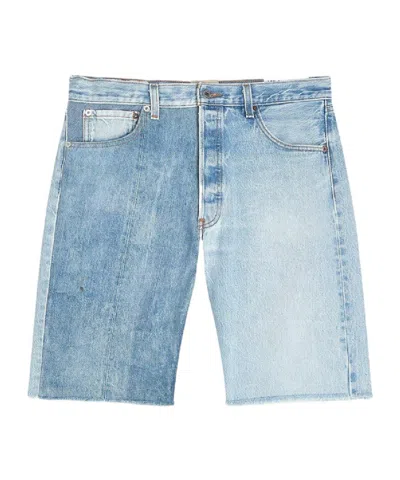 Gallery Dept. Midlength Denim Shorts In Blue