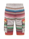 Gallery Dept. Mini Cargo Shorts In Multi