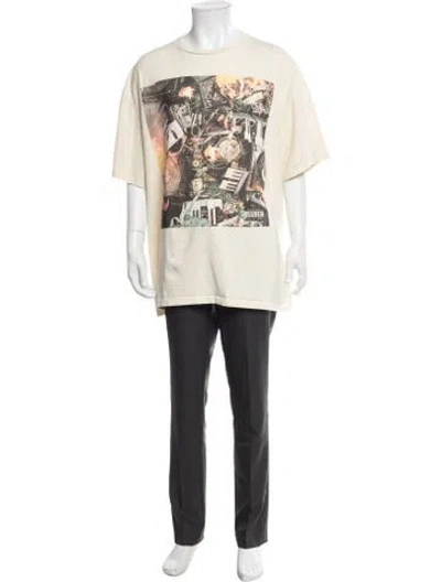 Pre-owned Gallery Dept. Misery Logo Graphic Print T-shirt In Neutrals