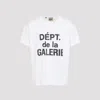 Gallery Dept. Graphic Print Short Sleeve Crew Neck T-shirt In White