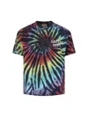 Gallery Dept. Multicolor Tie-dye T-shirt With Logo Prints In Multi