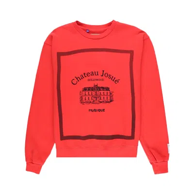 Pre-owned Gallery Dept. Musique Crewneck 'red'
