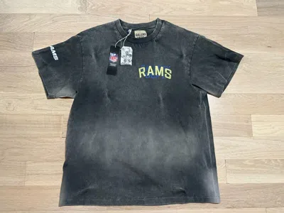Pre-owned Gallery Dept. Nfl La Rams Shirt Tee Black Men's Size Extra-large Authentic