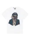 Gallery Dept. Oct Biker Dog Graphic-print T-shirt In White