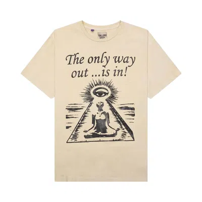 Pre-owned Gallery Dept. Only Way Out Tee 'antique White' | Men's Size M