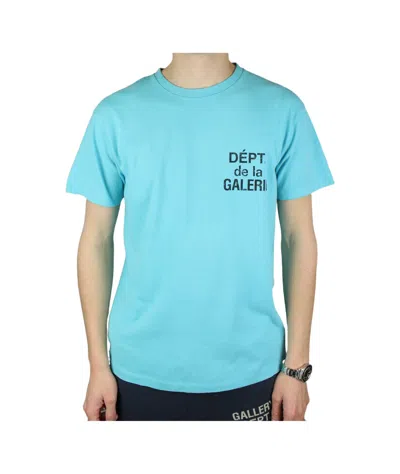 Gallery Dept. Open-necked Black Shirt In Blue