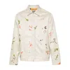 Gallery Dept. Montecito Paint-splattered Cotton Jacket In Multicolor