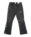 Gallery Dept. Paint Splatter-detail Trousers In Black