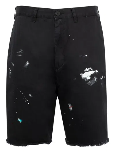GALLERY DEPT. PAINT-SPLATTER FRAYED SHORTS