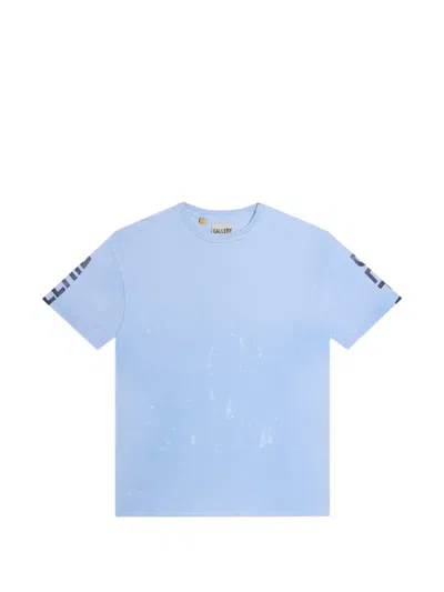 Gallery Dept. Painted Logo-print T-shirt In Blue