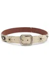 Gallery Dept. Painted Stud-embellished Leather Belt