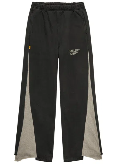 Gallery Dept. Panelled Cotton Sweatpants In Gray