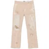 Gallery Dept. Distressed Trousers In Beige