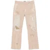 Gallery Dept. Distressed Trousers In Beige