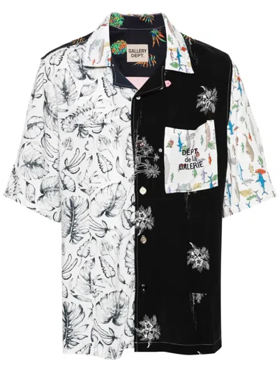Gallery Dept. Parker Mix-print Shirt In White