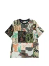 Gallery Dept. Patchwork Camouflage T-shirt In Brown