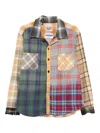 Gallery Dept. Patchwork Checked Shirt In Multi