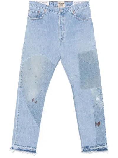 Gallery Dept. Patchwork-detail Jeans In Blue