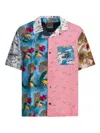 Gallery Dept. Patchwork Panelled Shirt In Pink