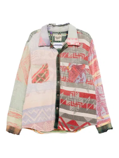 Gallery Dept. Patchwork Shirt In Multi