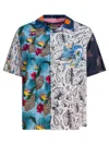 Gallery Dept. Patchwork Short-sleeve Shirt With Tropical Prints In Multi