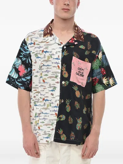 Gallery Dept. Patchwork Short-sleeve Shirt In Multi