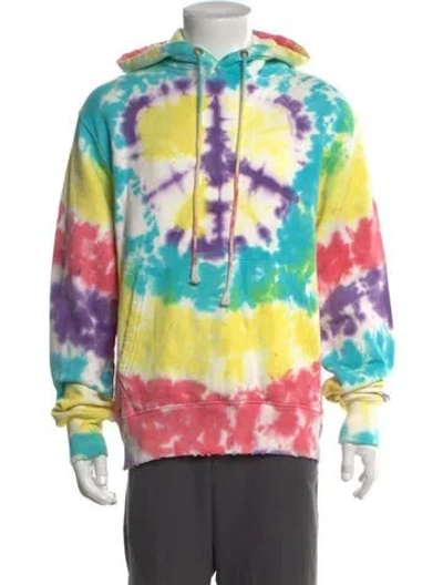 Pre-owned Gallery Dept. Peace Tie-dye Tie-dye Print Hoodie In Multi