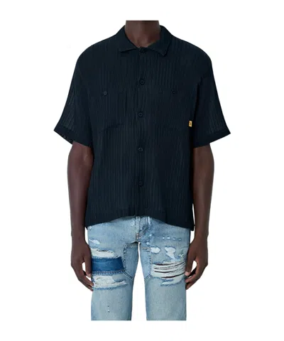 Gallery Dept. Playground Ribbed Short-sleeve Shirt In Black