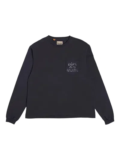 Gallery Dept. Pocket Long-sleeve T-shirt In Black
