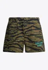Gallery Dept. Printed Elasticated Shorts In Multi