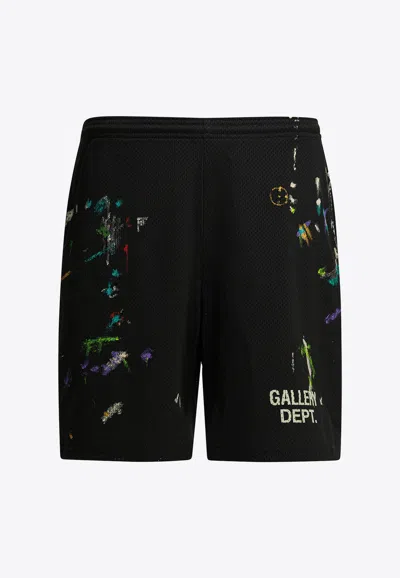 Gallery Dept. Printed Logo Shorts In Black