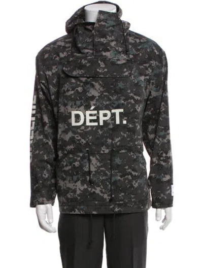 Pre-owned Gallery Dept. Printed Parka In Gray