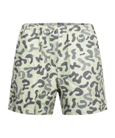 Gallery Dept. Printed Shorts In Gray