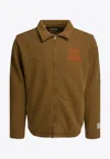 Gallery Dept. Printed Zip-up Jacket In Brown