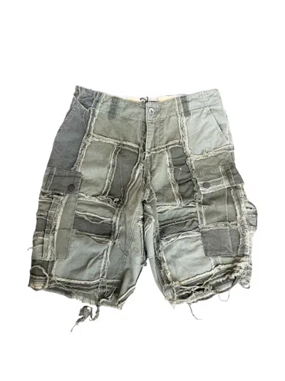 Gallery Dept. Programmer Frayed Shorts In Green